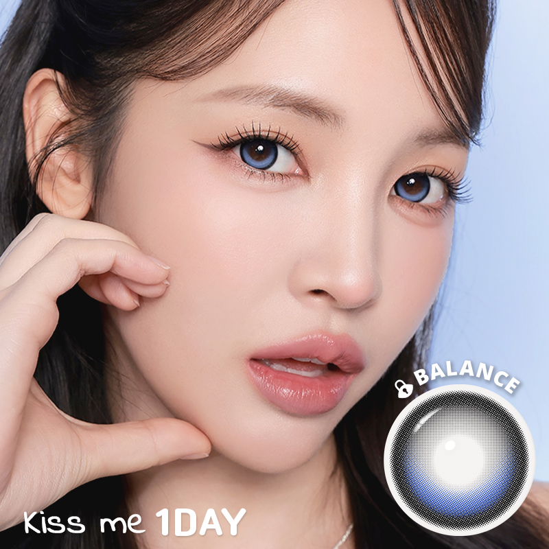 センスマニア カラコン DEKAME キスミーブルーポップ [1日用] 軸固定 1DAY
