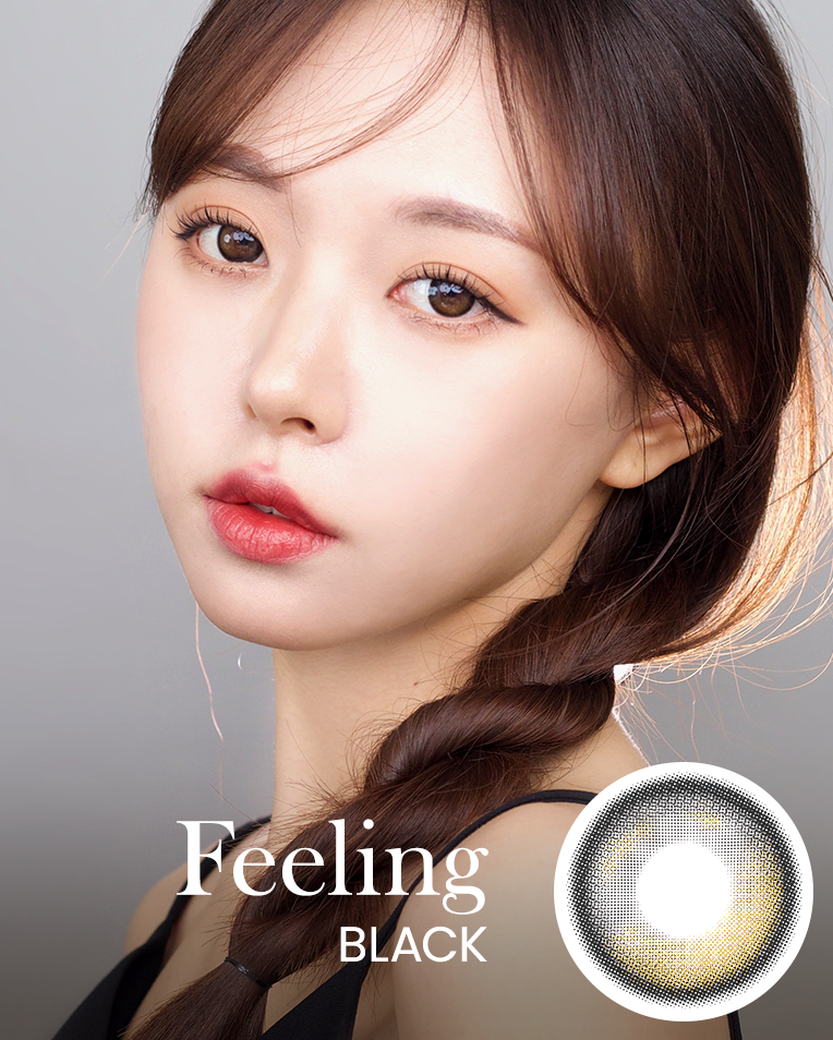 SENSEMANIA カラコン フィーリング・ブラック [1日用] 14.7mm Feeling Black