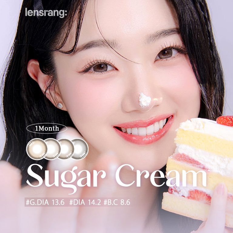 SENSEMANIA カラコン sugar cream